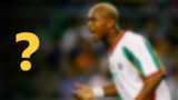 A blurred image of a footballer (for 8 December daily World Cup quiz)