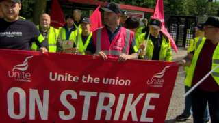 Unite strike in Craigavon