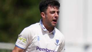 Tom Haines in action for Sussex