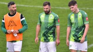 Unhappy Guernsey FC players