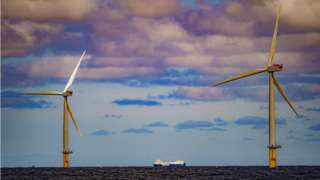 wind turbines off Aberdeen