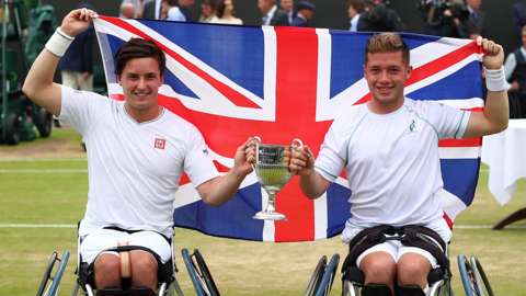 Gordon Reid & Alfie Hewett won the Wimbledon title last summer
