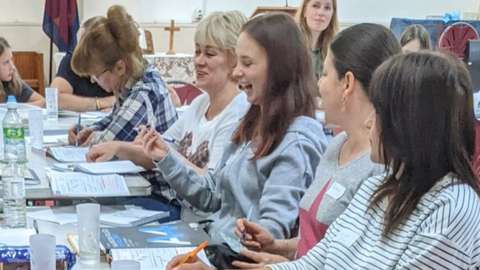 English lessons to Ukrainians in Woodbridge, Suffolk