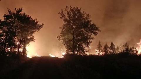 Fires in France