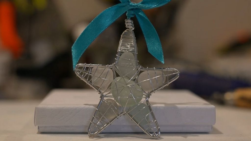 Sea glass star