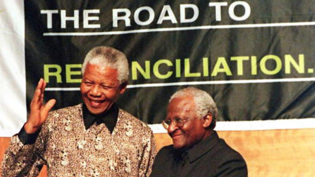 Nelson Mandela and Archbishop Desmond Tutu