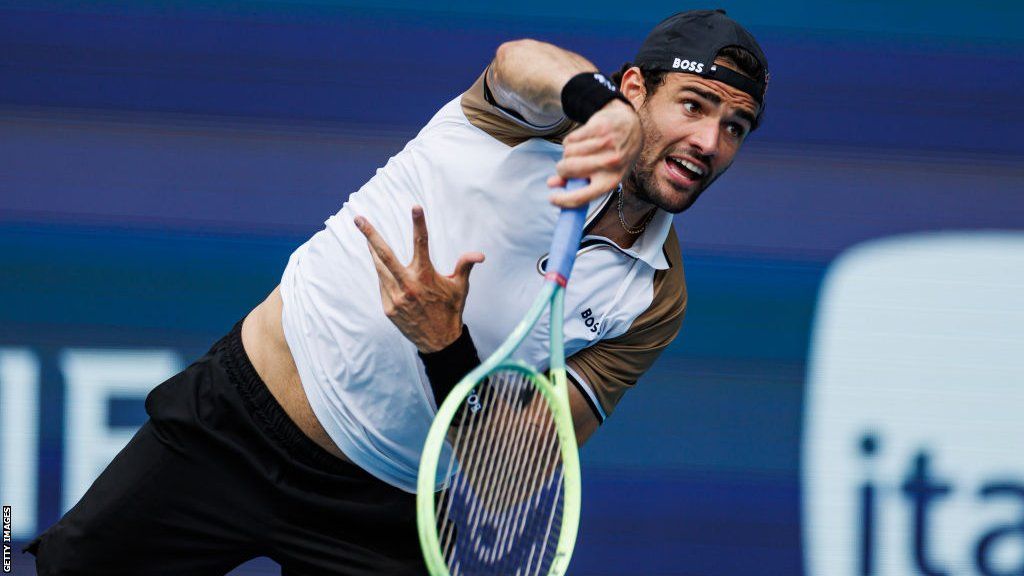 Matteo Berrettini at the Miami Open