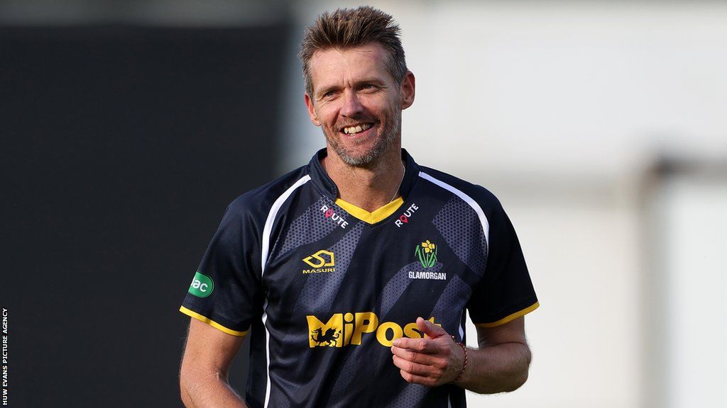 Michael Hogan during his final year at Glamorgan