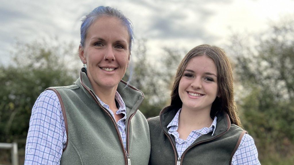 Emma Redman and her daughter