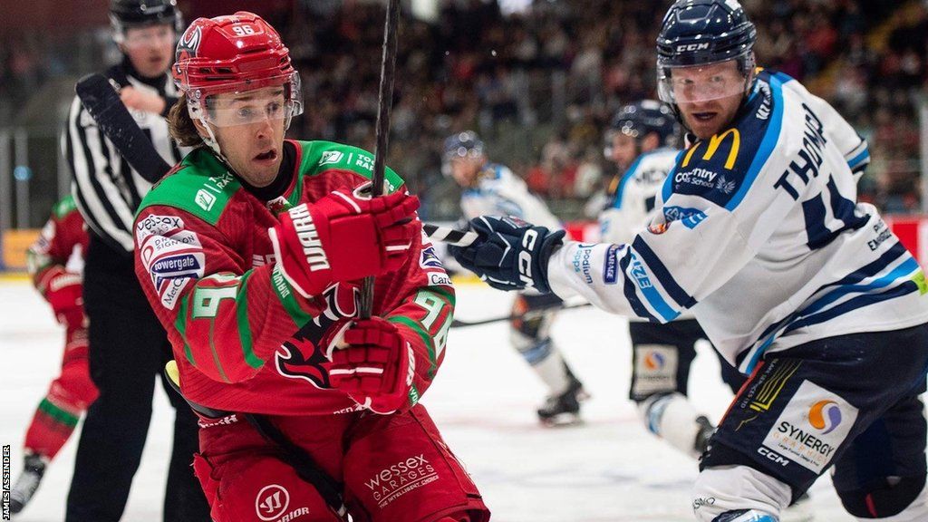 Action from Cardiff Devils' defeat to Coventry Blaze