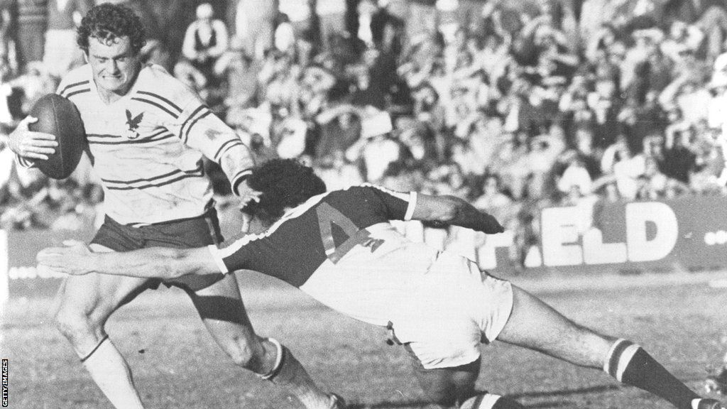League at Penrith-Manly Vs Penrith - Phil Lowe. July 31, 1976.