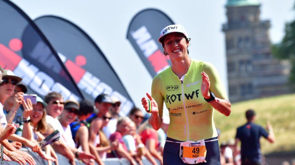 India Lee finishes third in the Ironman 70.3 Elsinore in 2022