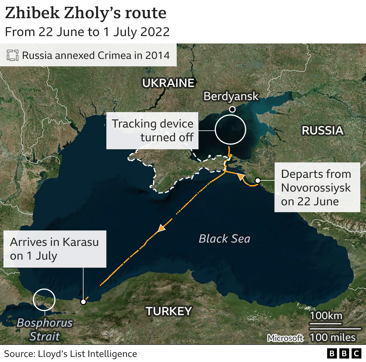 Zhibek Zholy's route map