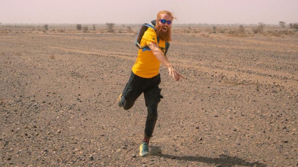 Russ Cook running in Africa
