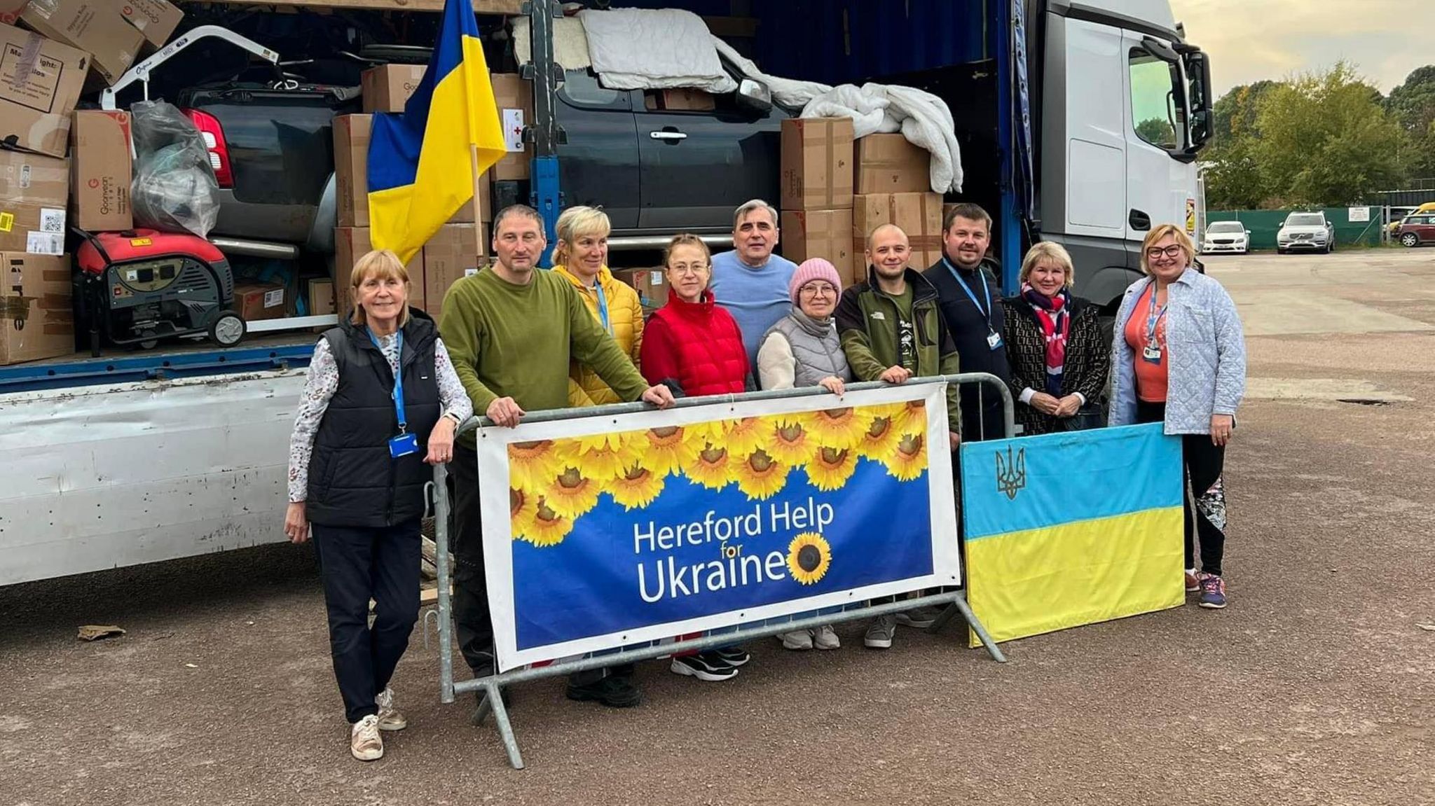 Hereford Help for Ukraine volunteers