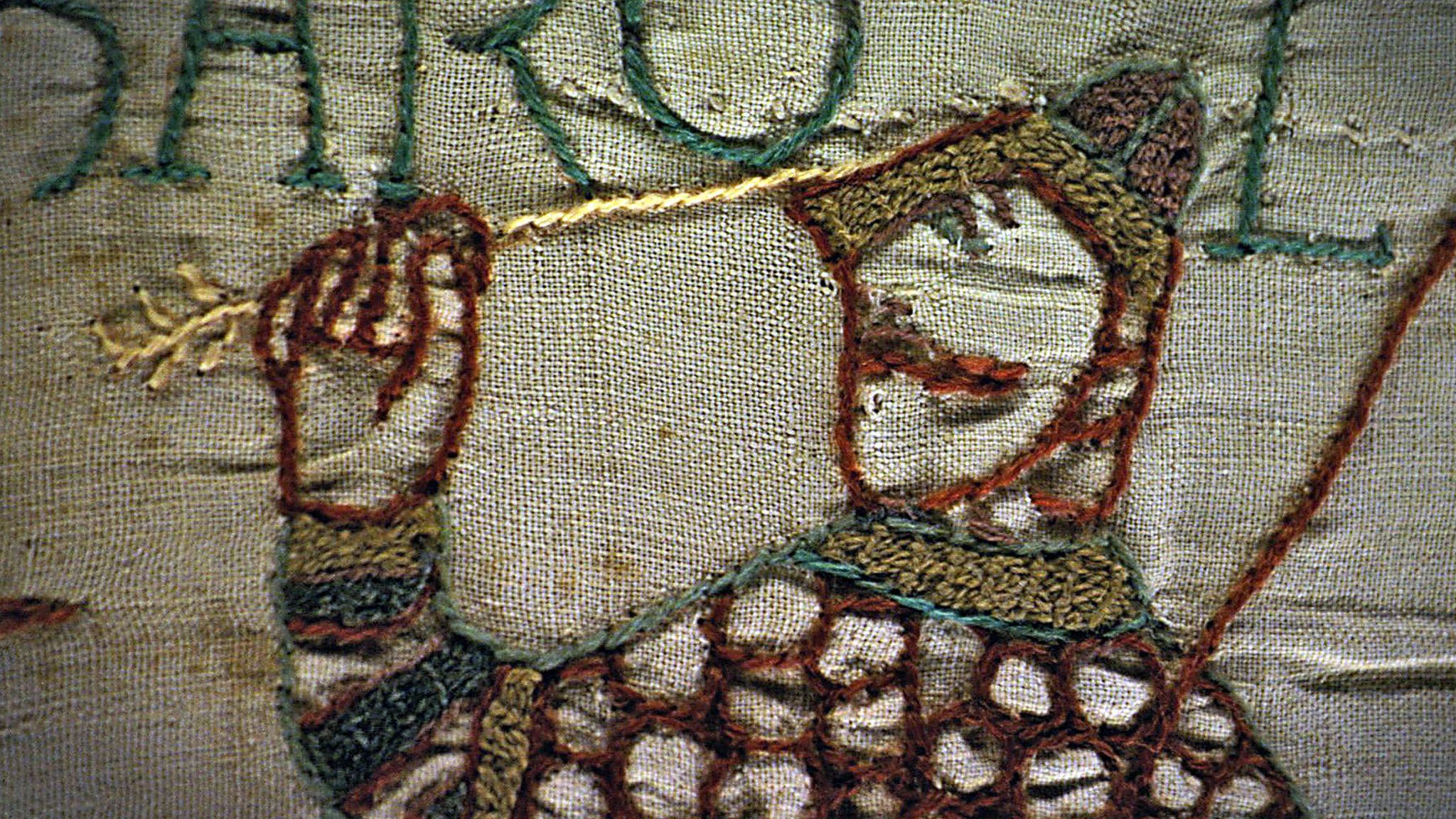 King Harold depicted on the Bayeux Tapestry