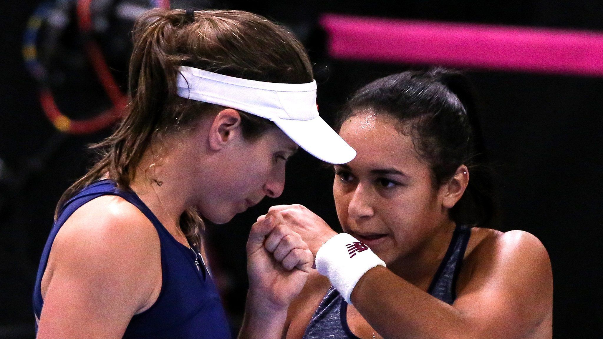 Jo Konta and Heather Watson