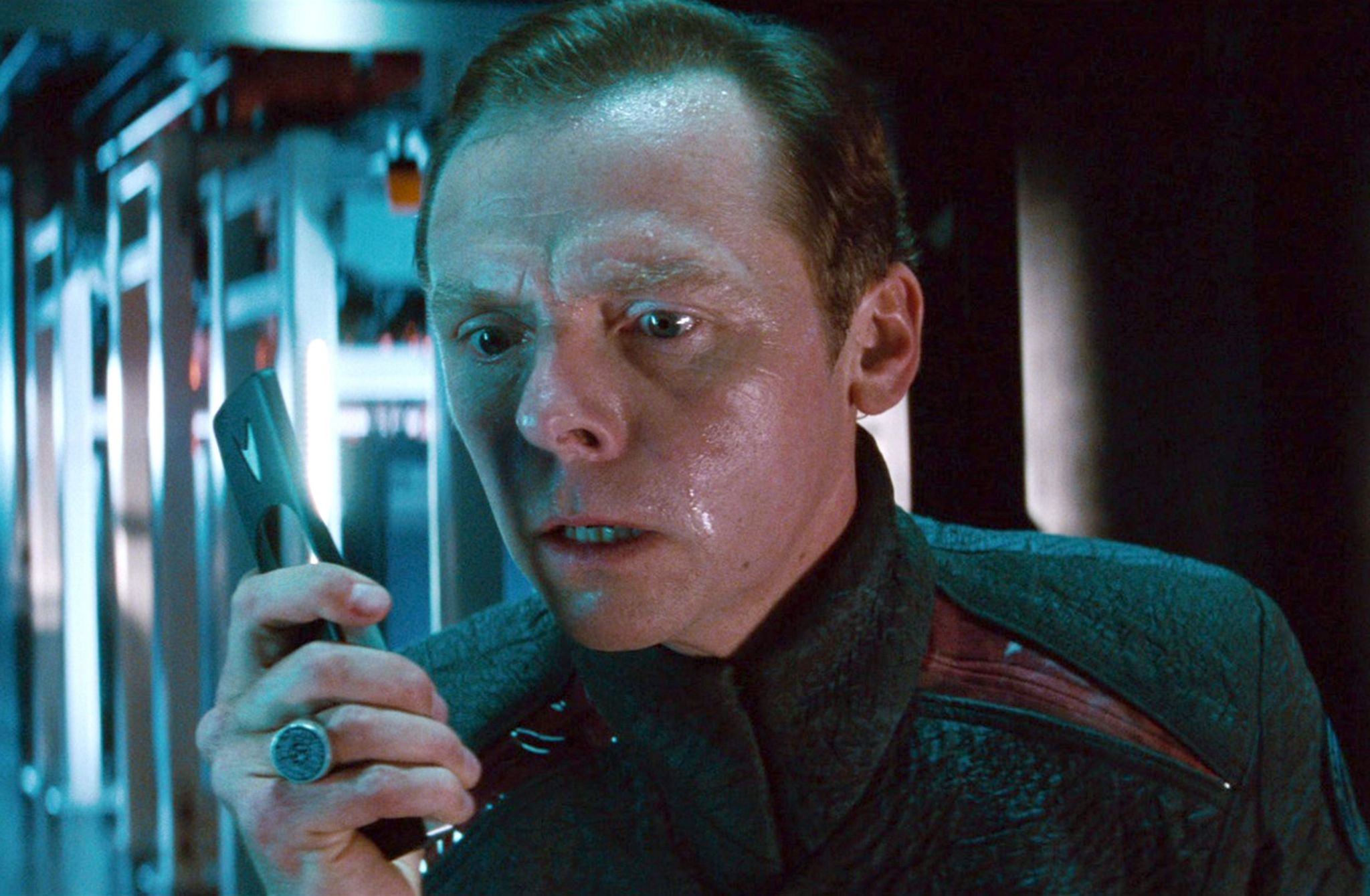 imon Pegg as Montgomery "Scotty" Scott in the 2013 movie, "Star Trek: Into Darkness."