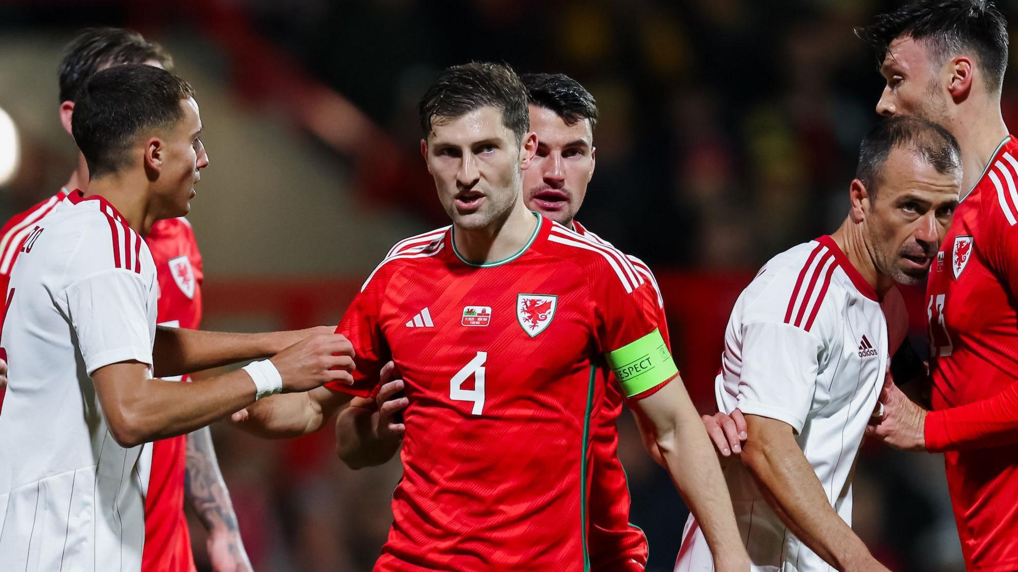 Ben Davies during Wales' friendly with Gibraltar last year