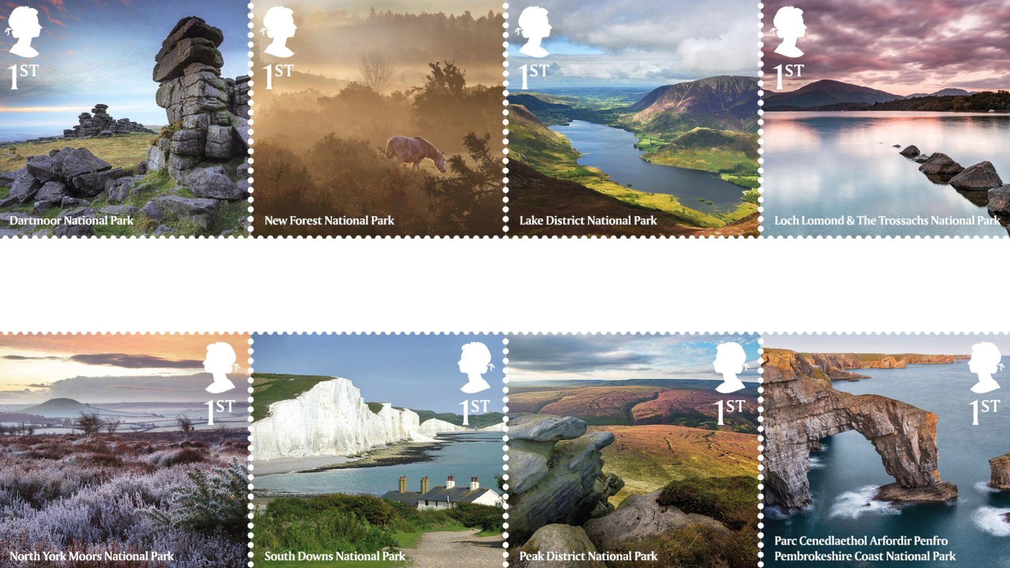 National park stamps
