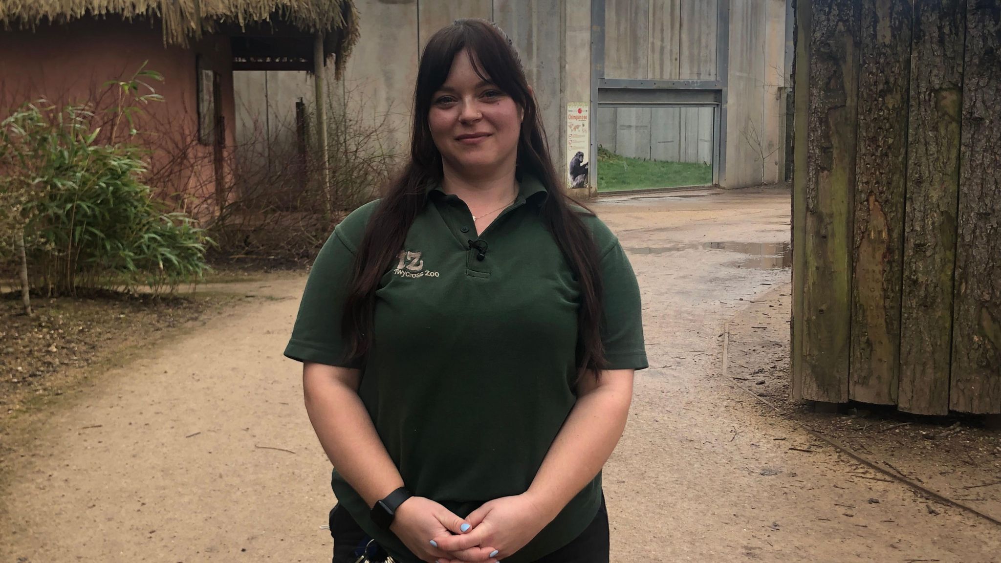 Jen Bridges of Twycross Zoo