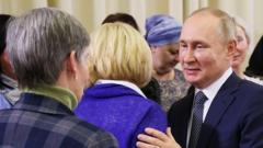 Путин на встрече с матерями военных