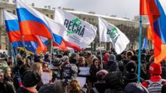 Движение "Весна" на акции памяти Бориса Немцова в 2018 году