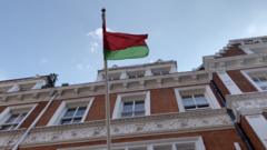 Здание белорусского посольства в Лондоне