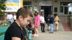 Украинский школьник
