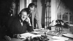 BBC announcers in 1938
