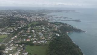 Aerial of Guernsey