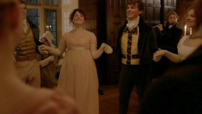 A recreation of the Netherfield ball from Pride and Prejudice