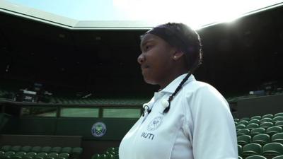 Profile of Jordyne at Wimbledon