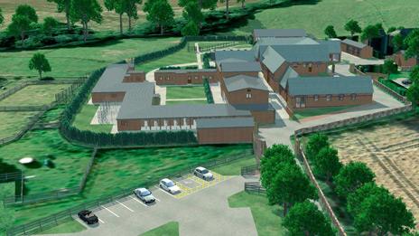 Artist's impression of the RSPCA centre at Frankley (Image: RSPCA)