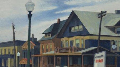 East Wind Over Weehawken by Edward Hopper