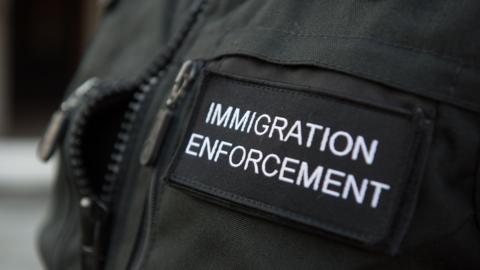Immigration enforcement officer badge