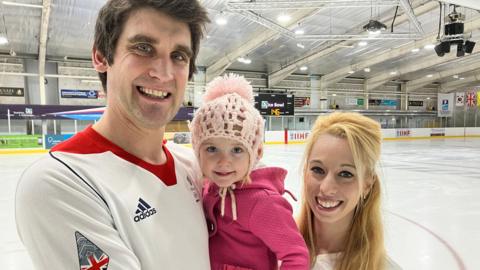 David King, Stacey King and their daughter Darcey