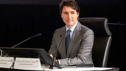 Canadian Prime Minister Justin Trudeau testifies before the Commission on Foreign Interference