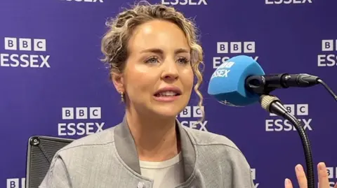 TOWIE star Lydia Bright speaking to BBC Essex about being a single parent.