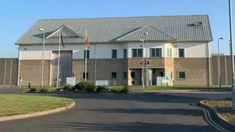 Isle of Man prison entrance