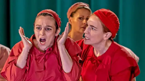 English National Opera's production of The Handmaid's Tale at London Coliseum on 6 April 2022