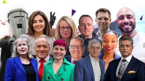 London's mayoral candidates