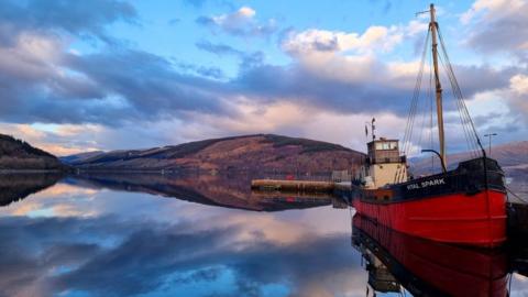 Boat on Loch Fyne