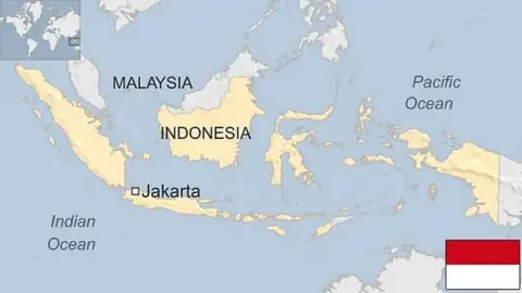 map of Indonesia