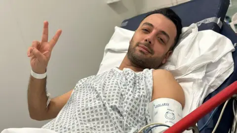 Pouria Zeraati in hospital