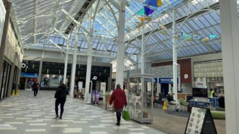 Inside The Square shopping centre Camberley 