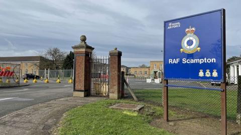 RAF Scampton gates