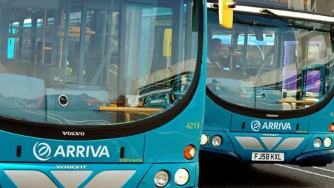 Two Arriva buses