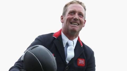 British rider Oliver Townend smiles