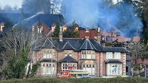 Fire at former care home in Inverness